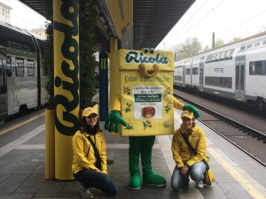 Eicola alla stazione Cadorna di Milano