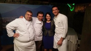 Da sinistra a destra: Fabio Bisanti; Raffaele Mele, il re del baba; Avital Kotzer Adari; Salvatore Giuliano