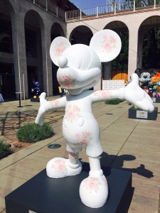 Mostra Topolino e l'Italia alla Triennale di Milano - statua di Monnalisa