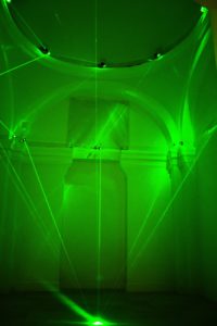 TAO NA Great Diamond, 2014, installazione, laser e specchi