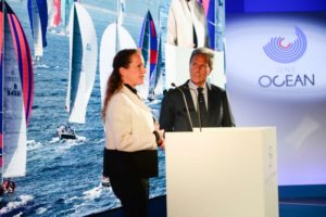 Principessa Zahra Aga Khan e Riccardo Bonadeo. Conferenza Stampa YCCS 2017. Foto Marco Leonardi/YCCS/FeelRougeWS
