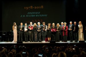 Gruppo attori premiati
