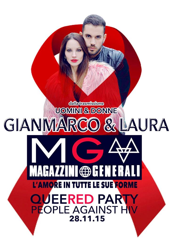 AI MAGAZZINI GENERALI DI MILANO SABATO 28 NOVEMBRE QUEERED PARTY – PEOPLE AGAINST HIV