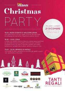 XMAS PARTY VEGANO CON LE SPECIALITÁ ARTIGIANALI FRACCARO