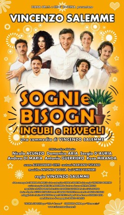 AL TEATRO MANZONI DI MILANO VINCENZO SALEMME IN “SOGNI E BISOGNI, INCUBI E RISVEGLI”