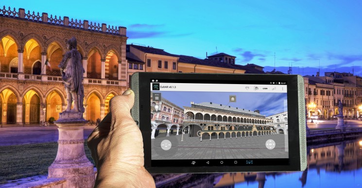 VIAGGIO INTERATTIVO A PADOVA. PRESTO I TURISTI DIMENTICHERANNO LE MAPPE TRADIZIONALI