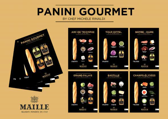 PAUSA PRANZO GOLOSA CON I PANINI GOURMET MAILLE