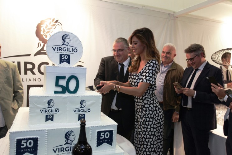 A CIBUS grandi festeggiamenti del Consorzio Virgilio con Belen Rodriguez