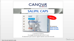 INTEGRATORE SALIPIL CAPS DEI LABORATORI CANOVA PER IL TRATTAMENTO DELLA PELLE ACNEICA