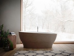 Eleganza e décor nel wellness con le nuove vasche OYSTER e LAZY di Glass 1989