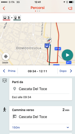 Da oggi anche Domodossola su Moovit