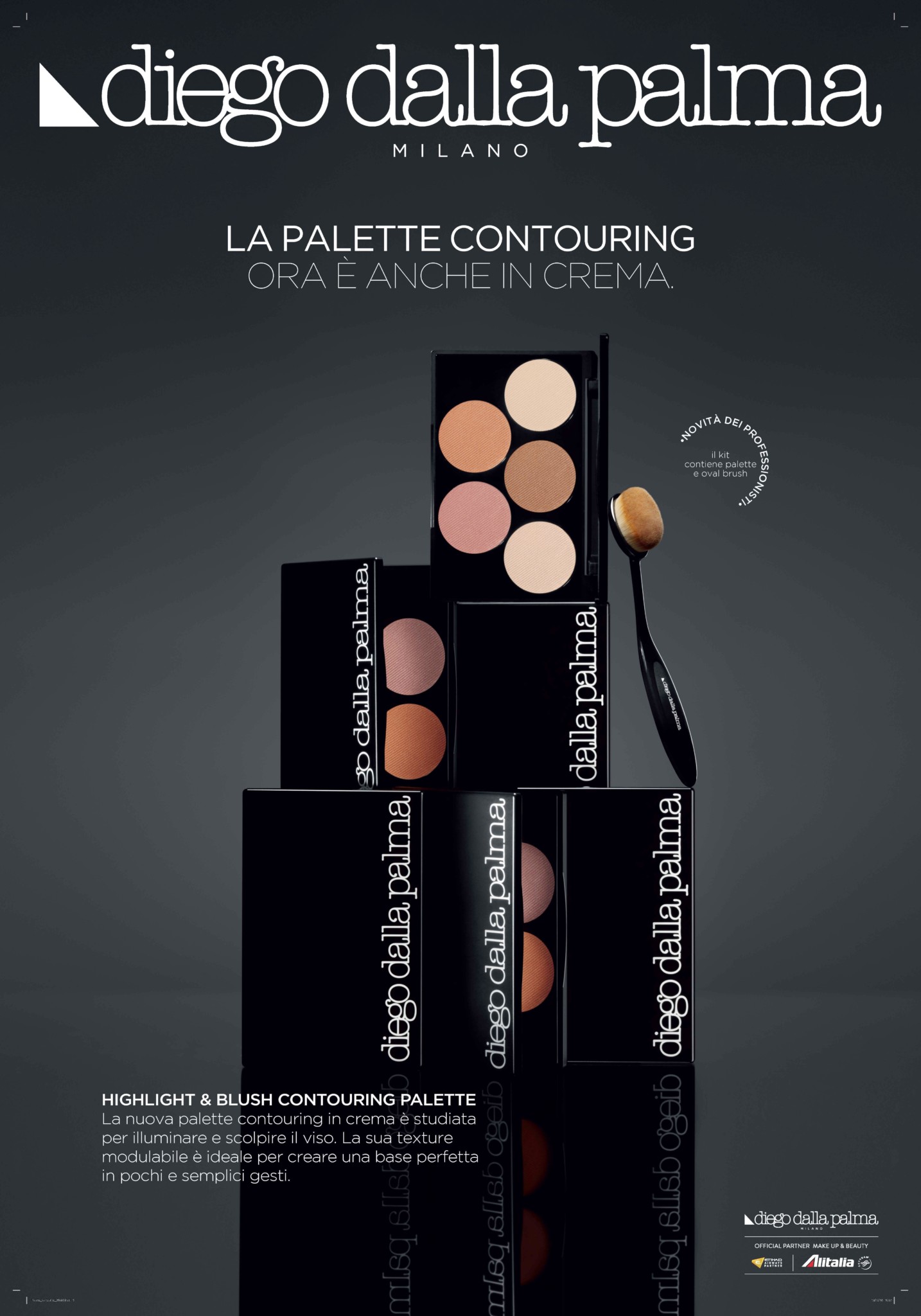 Diego dalla palma milano: Highlight & Blush Contour Palette per un effetto glowing