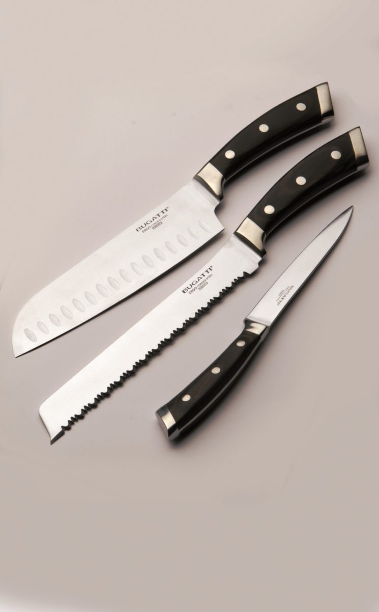 Bugatti: lame adatte ad ogni taglio con i coltelli Ergo Pakka