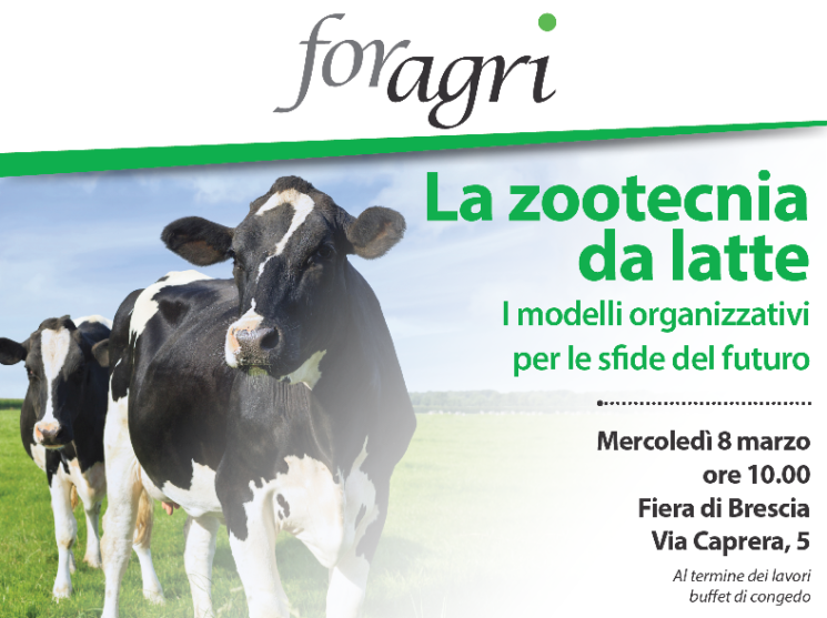 Convegno Foragri alla Fiera di Brescia sul futuro del lattiero caseario italiano