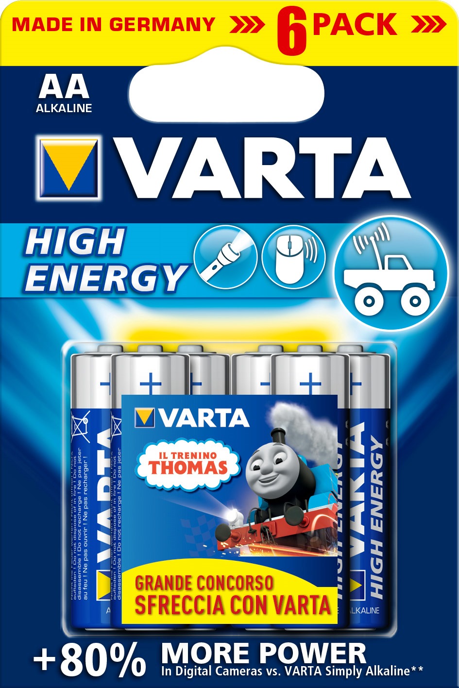 Trenino Thomas e Varta AA-6 sticker