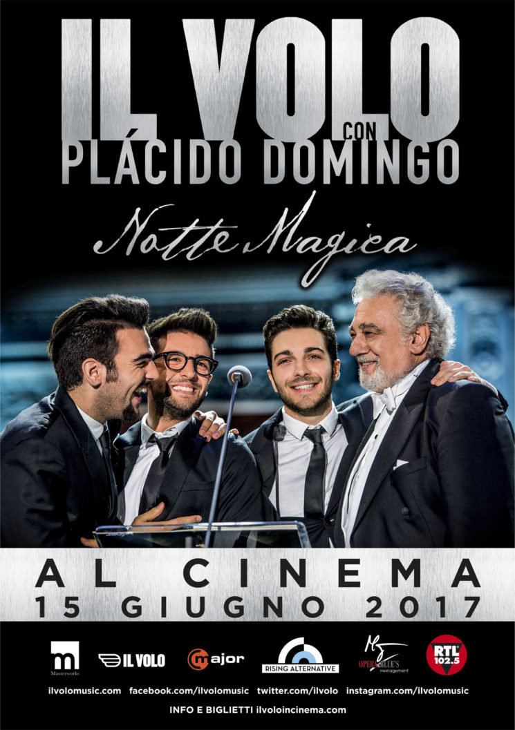 Il Volo: “Notte Magica” con Placido Domingo