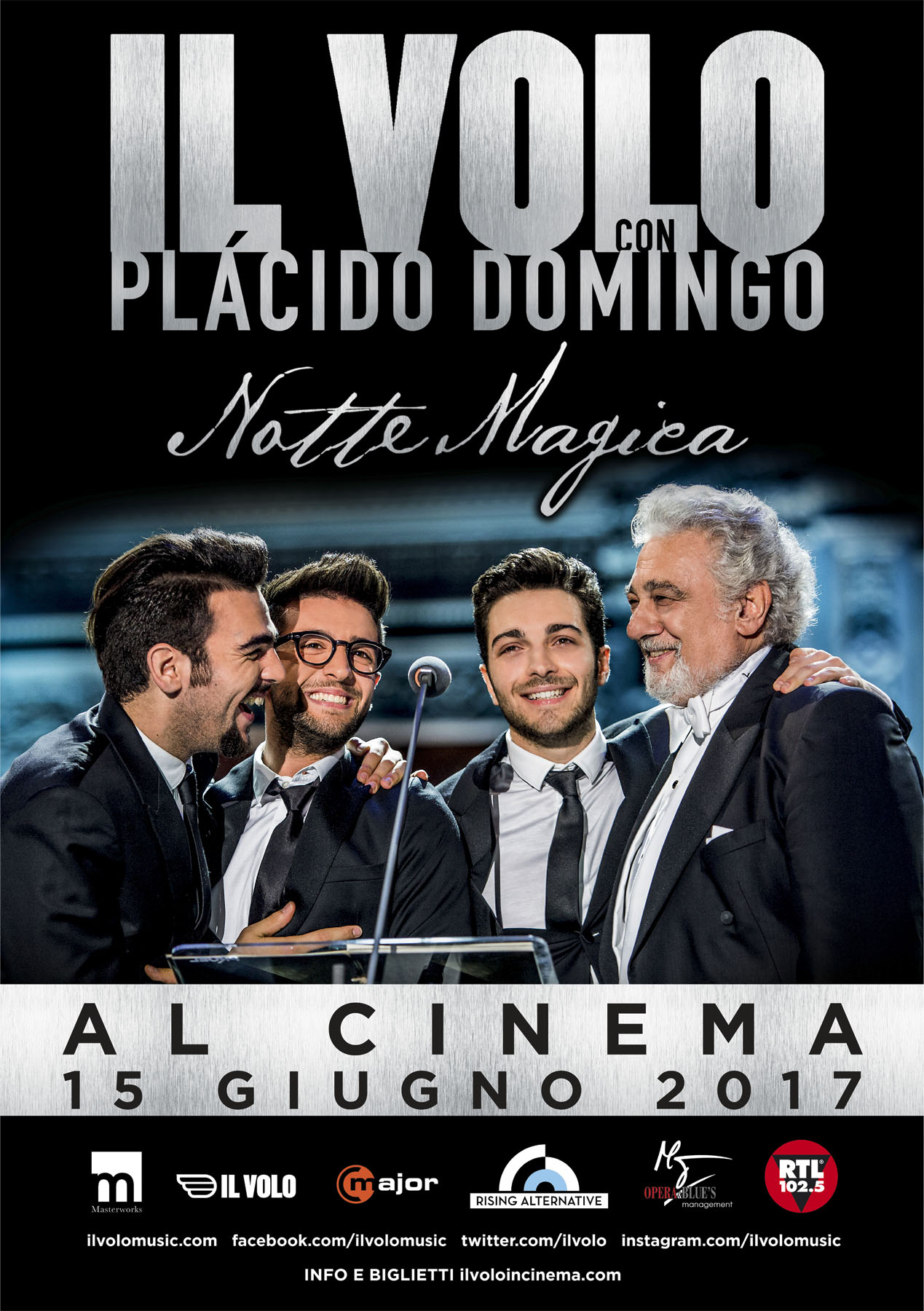 Il volo con Placido Domingo al cinema