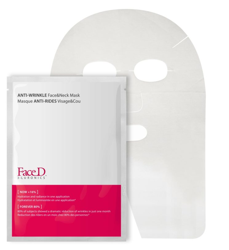 FaceD: Maschera Anti-Rughe Viso&Collo, una soluzione unica in 20 minuti