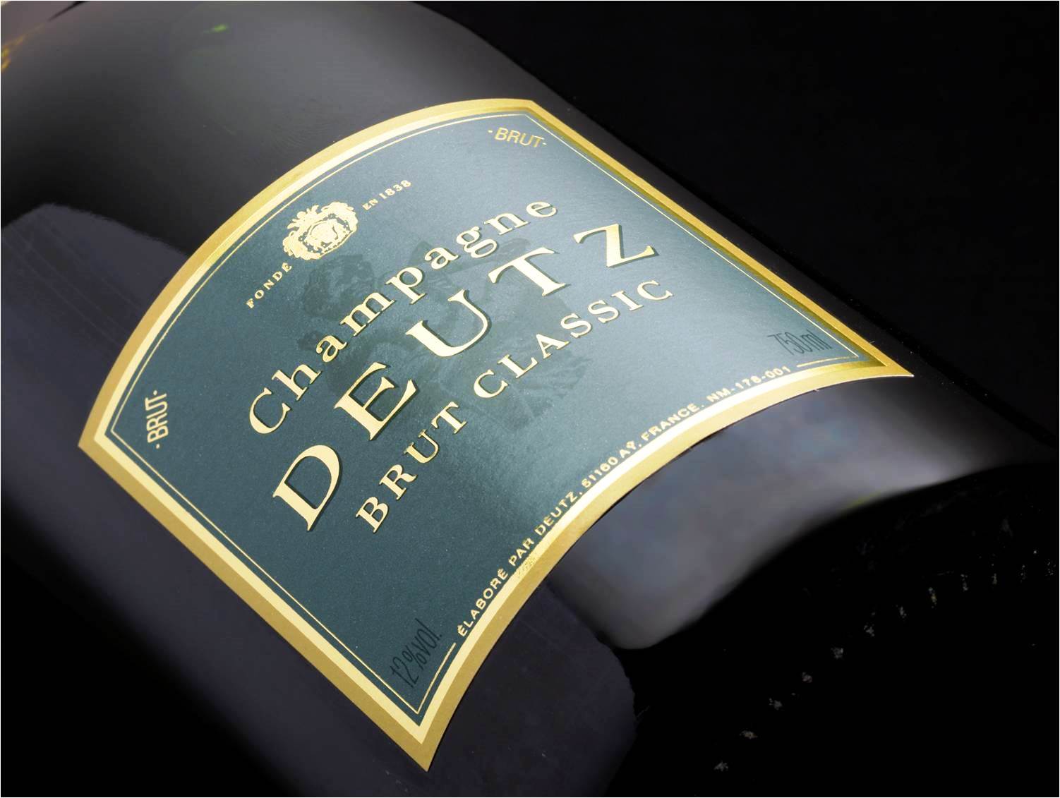 Champagne DEUTZ - Brut Classic Etichetta
