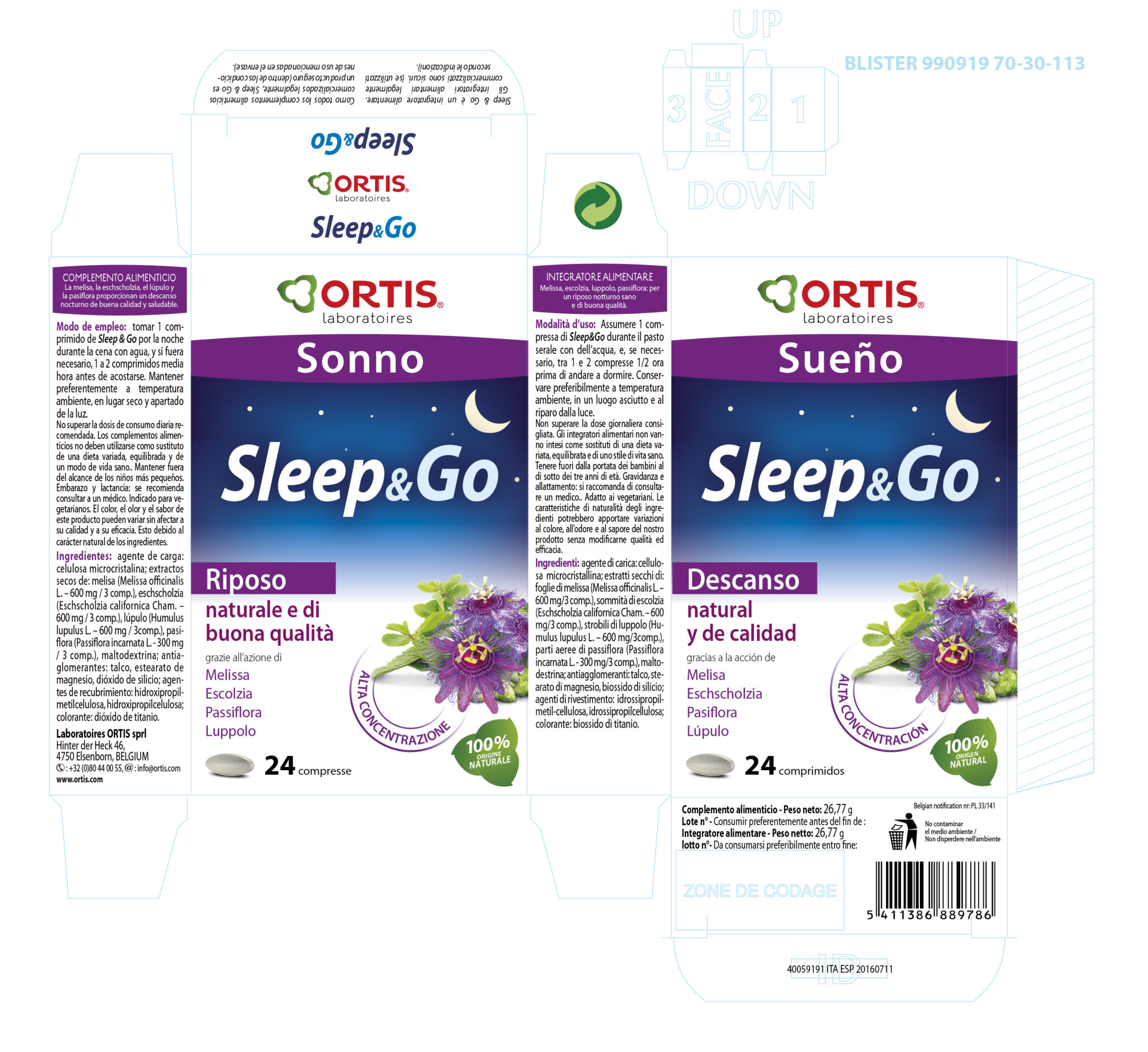 Sleep & Go Ortis