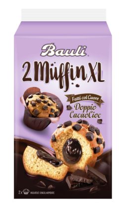 Muffin XL Doppio CacaoCioc e Triplo CacaoCioc, nuovi muffin Bauli american style