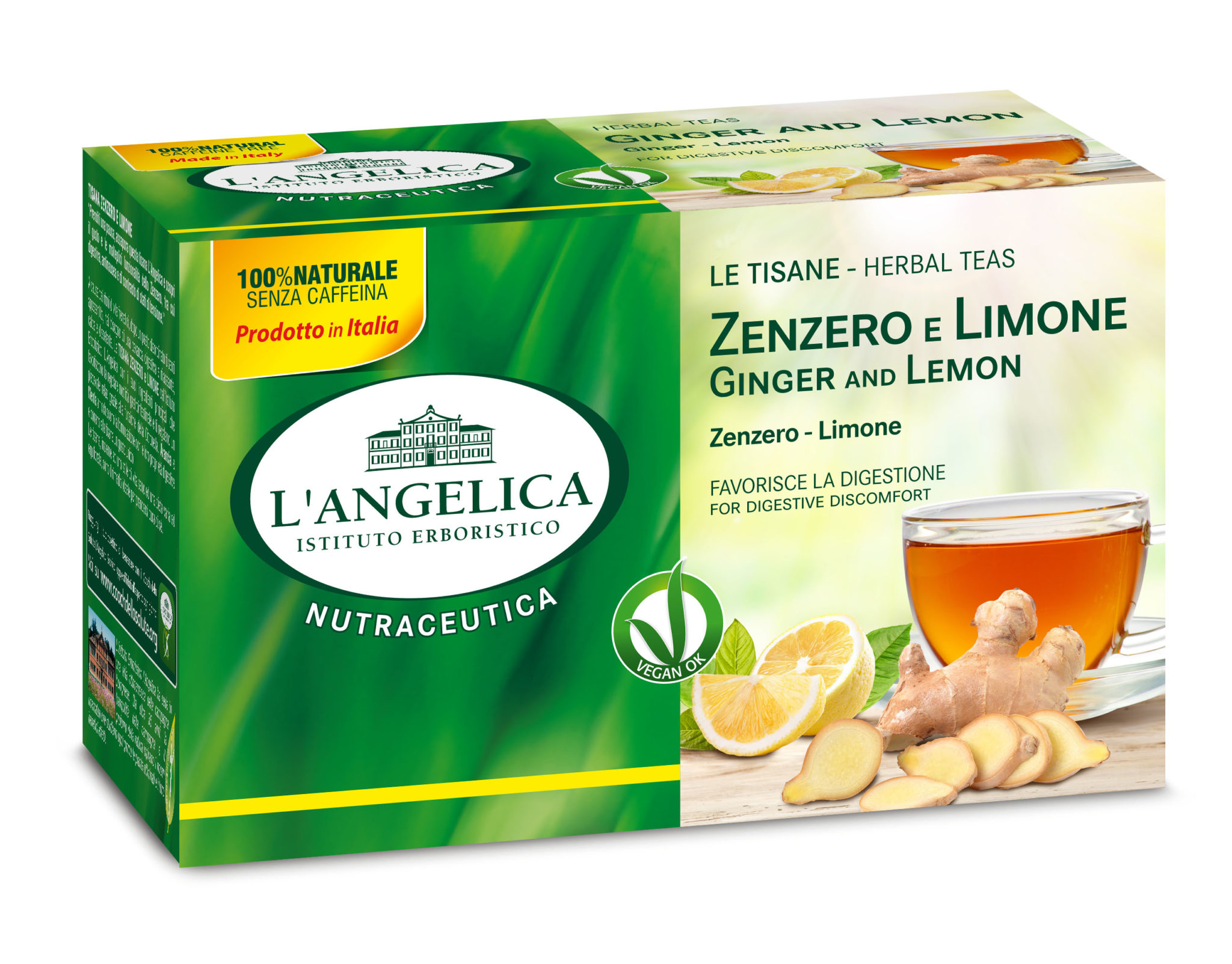 Tisana Zenzero e Limone L'Angelica