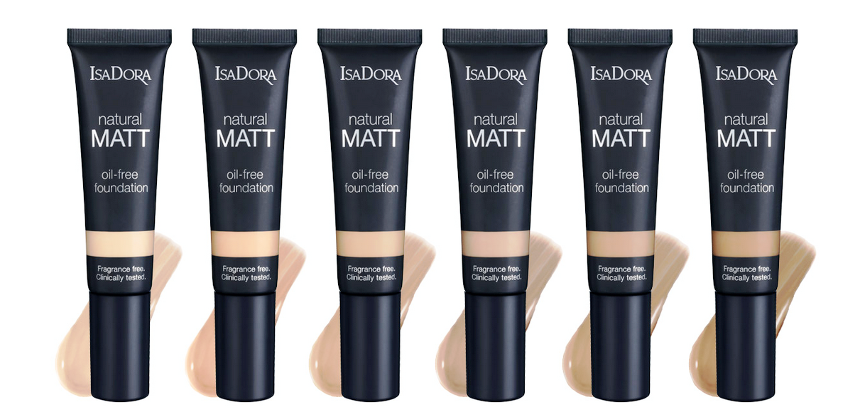 IsaDora: nuovo fondotinta Natural Matt oil-free Foundation