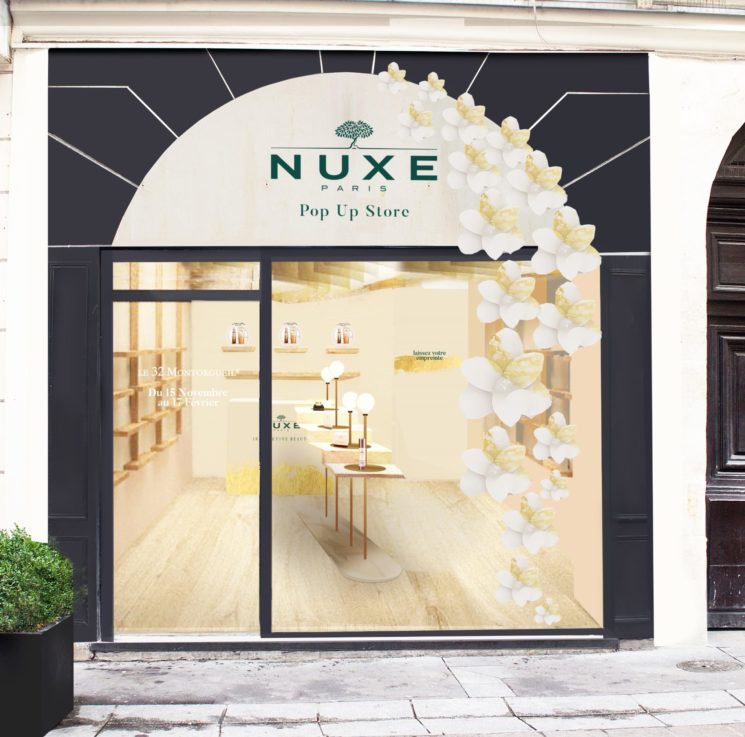 Nuxe apre il suo primo pop-up store nel cuore di Parigi