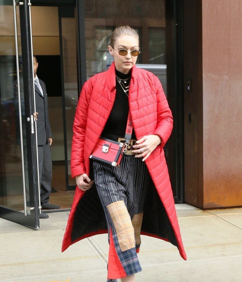 Gigi Hadid in Vivienne Westwood