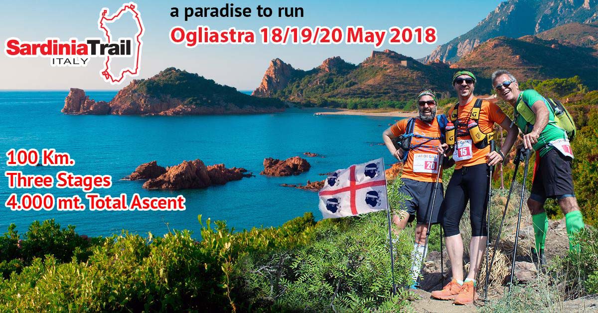 7° Sardinia Trail, Ogliastra 18-19-20 maggio 2018. Antonio Filippo Salaris parteciperà alla gara