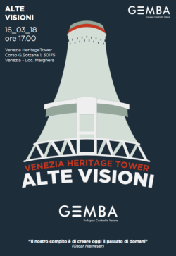 Dario Loison: le sue “Alte Visioni” all’Heritage Tower di Marghera