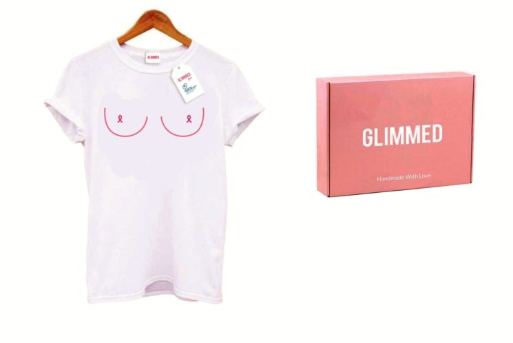 Glimmed: una limited edition della “Boobs T-Shirt” per sostenere la Fondazione Umberto Veronesi