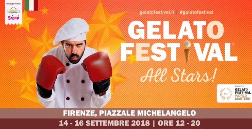 Il Gelato Festival a Firenze dal 14 al 16 settembre 2018