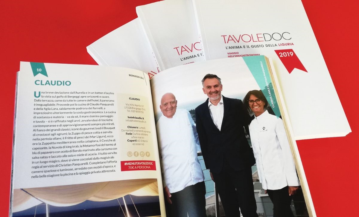 Guida TavoleDoc, l’anima e il gusto della Liguria 2019