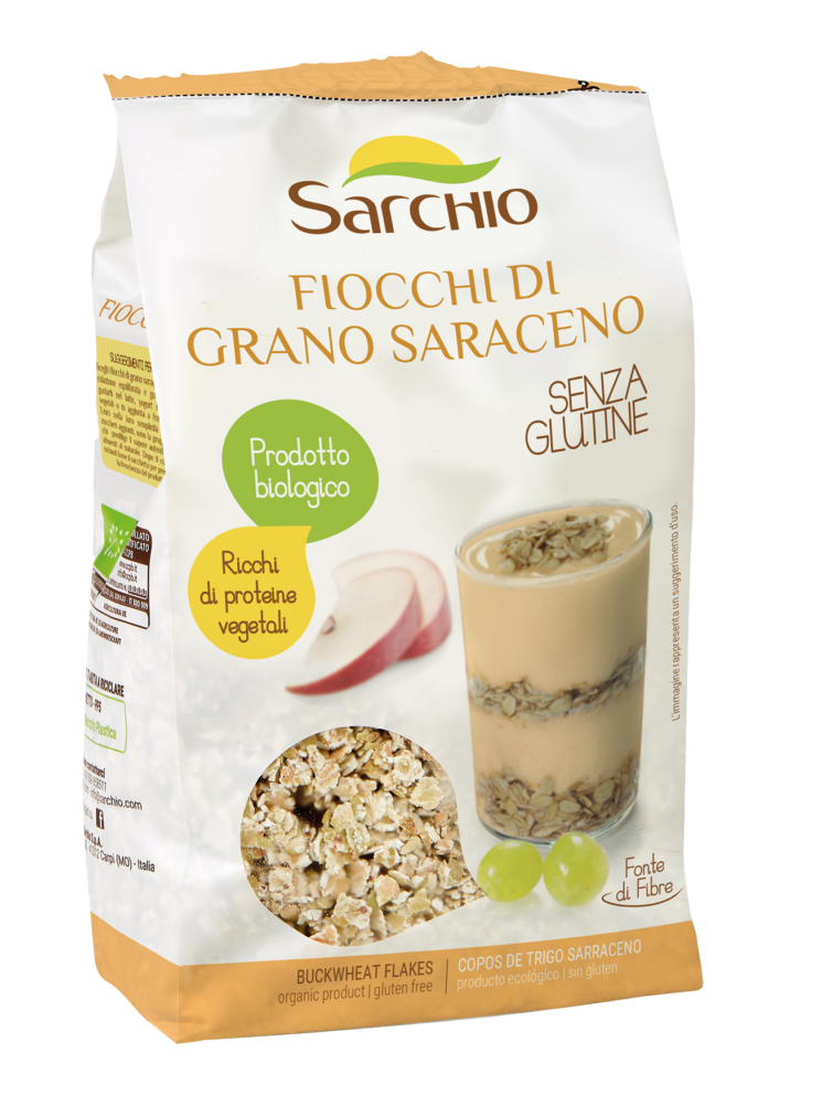 Sarchio: due nuove proposte bio a base di grano saraceno