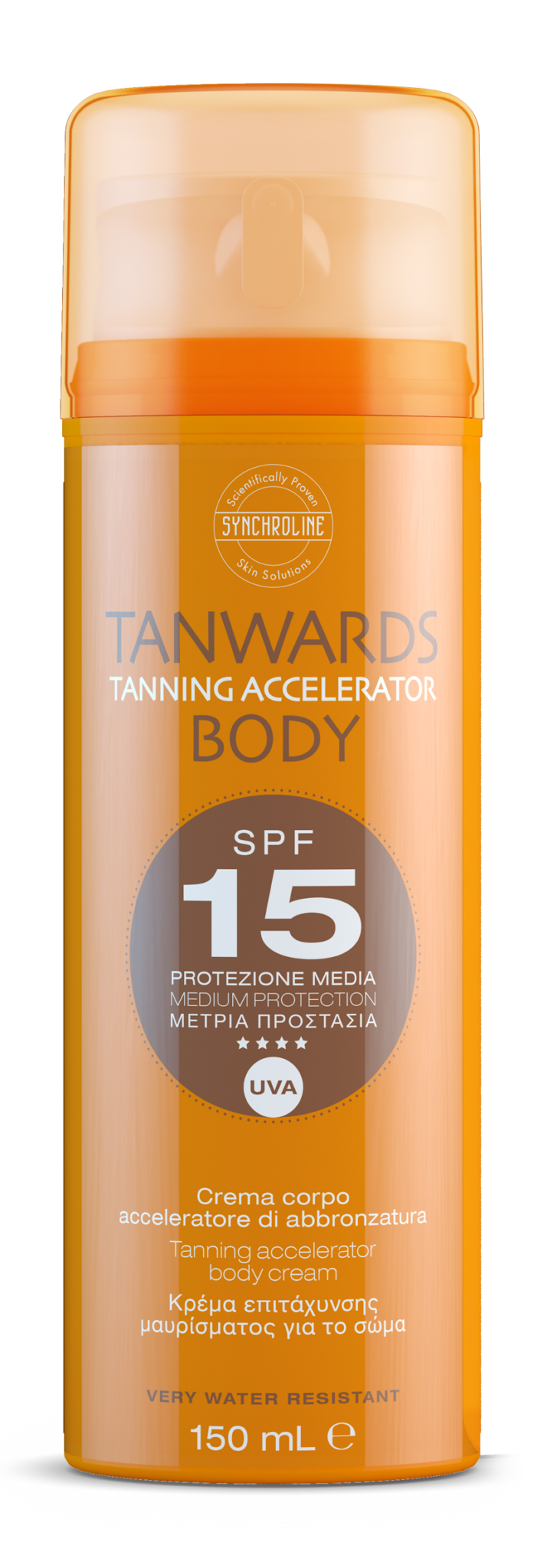 Synchroline Tanwards Tanning Accelerator Body Cream SPF15