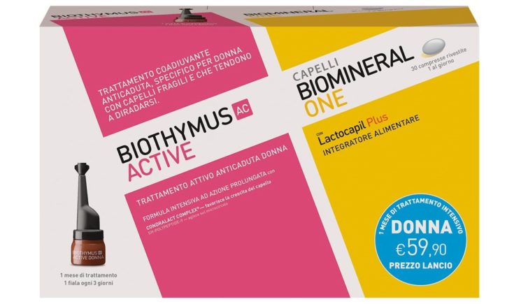 Biomineral + Biothymus, il kit IN&OUT che rinforza il ciclo vitale del capello