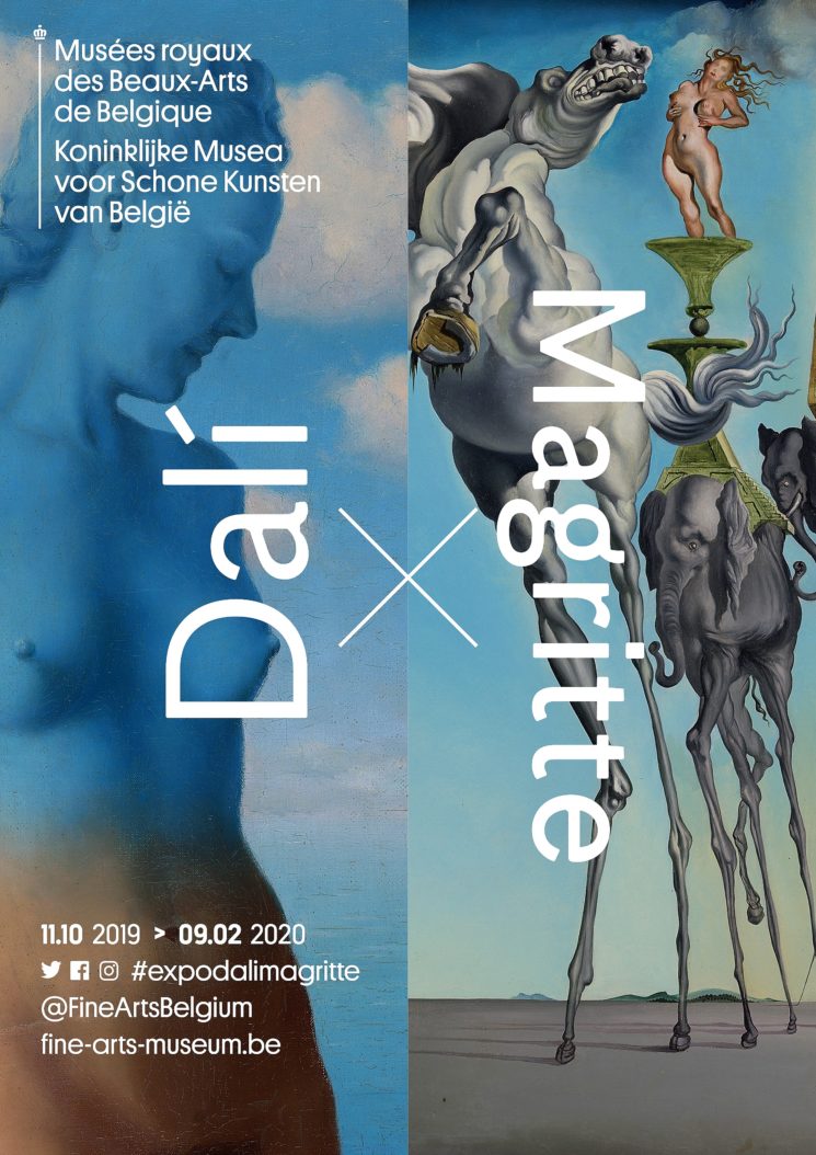 “Dalí & Magritte” a Bruxelles dall’11 novembre al 9 febbraio 2020