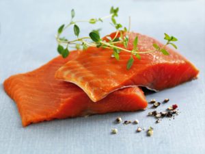Salmone selvaggio dell'Alaska