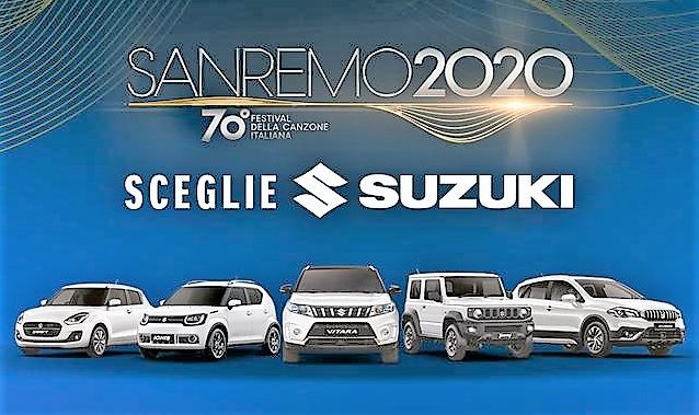 Suzuki auto ufficiale del Festival di Sanremo