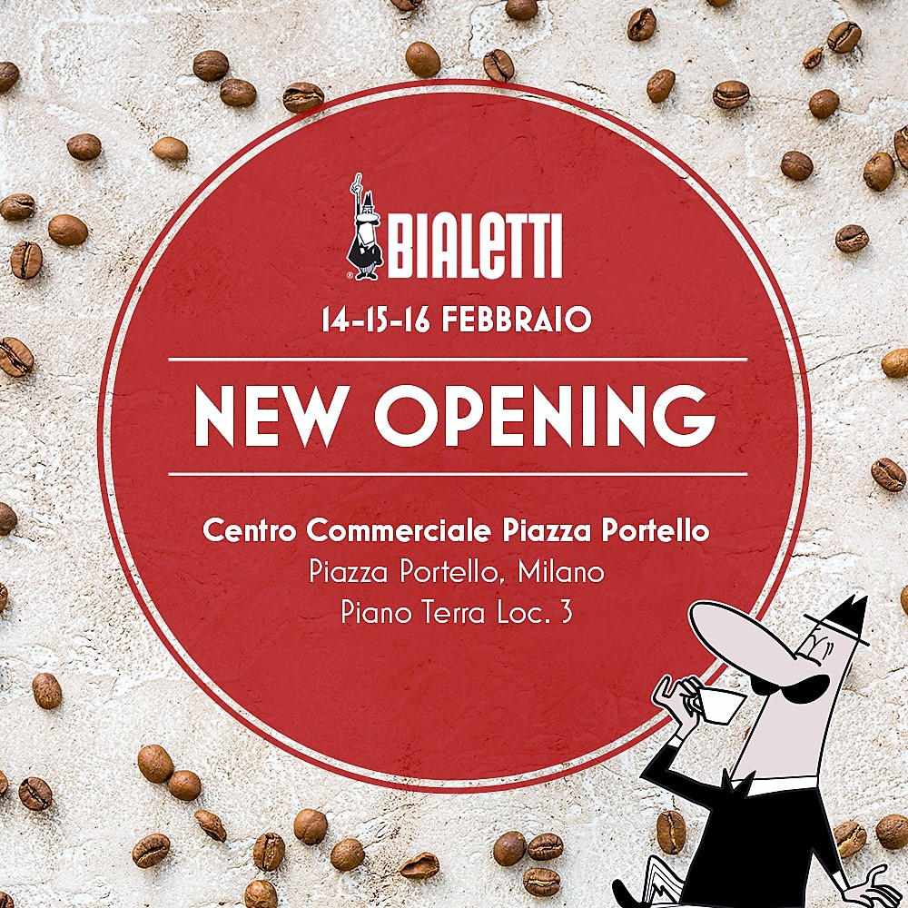 Nuovo Bialetti Store a Milano in Piazza Portello