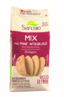 Sarchio: 3 nuovi Mix biologici e gluten free