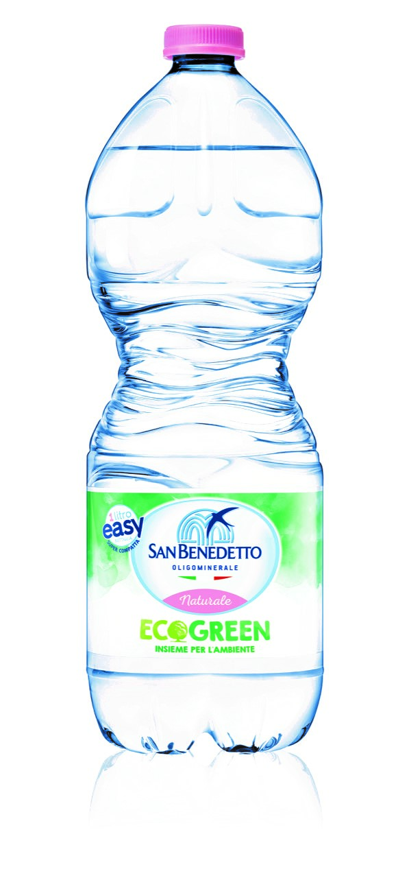 Acqua Minerale San Benedetto: nuova bottiglia 1l Easy Ecogreen