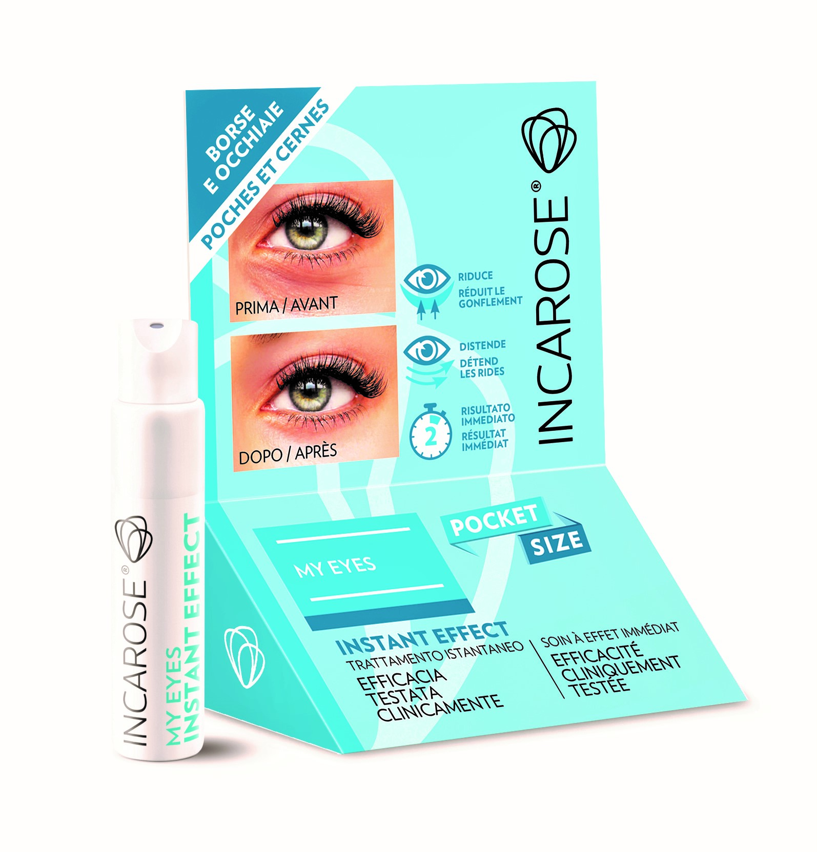 Incarose My Eyes Instant Effect pocket size