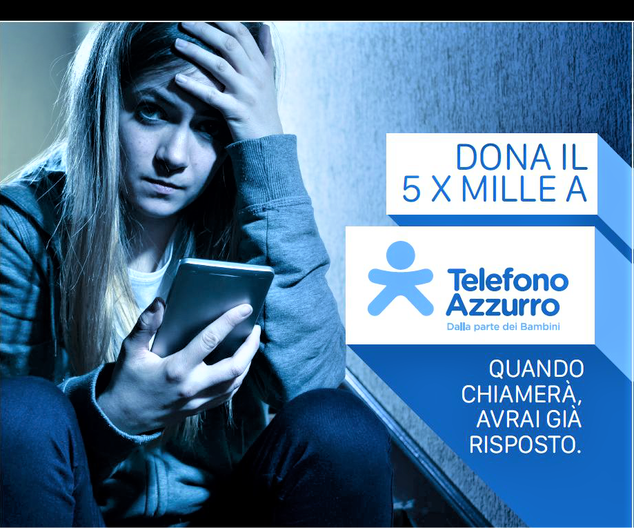 Telefono Azzurro sceglie AND EMILI per la Campagna 5 per mille