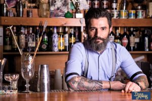 Max La Rosa proprietario e barman del Divan Japonais di Frascati Roma