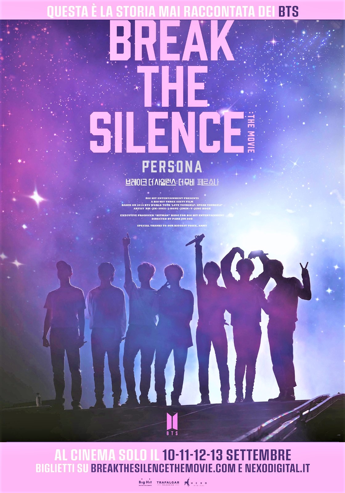 Nuovo film dei BTS Break the silence: the movie