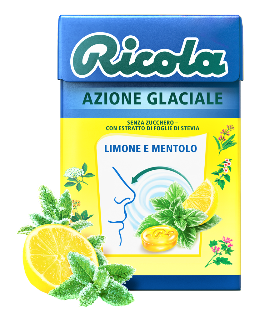 Ricola Azione Glaciale Limone e Mentolo