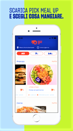 Pick Meal Up: grande successo della nuova app che rivoluziona il Take Away