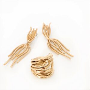 Matuta Gioielli_Flame anello e orecchini_dalla community HOMI Fashion&Jewels Exhibition